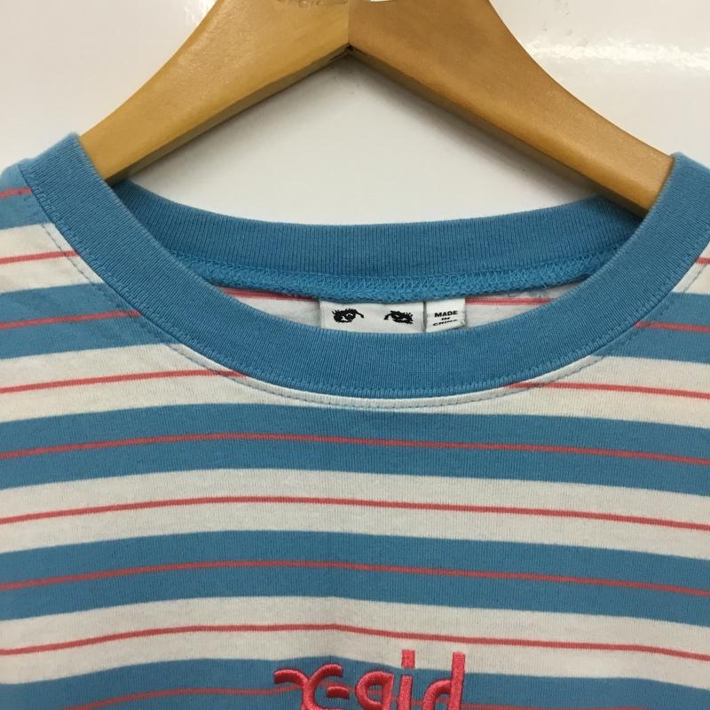 エックスガール X-girl Tシャツ 長袖 M ボーダー柄 マルチカラー / マルチカラー / multicolor レディース USED 古着 中古 10156047