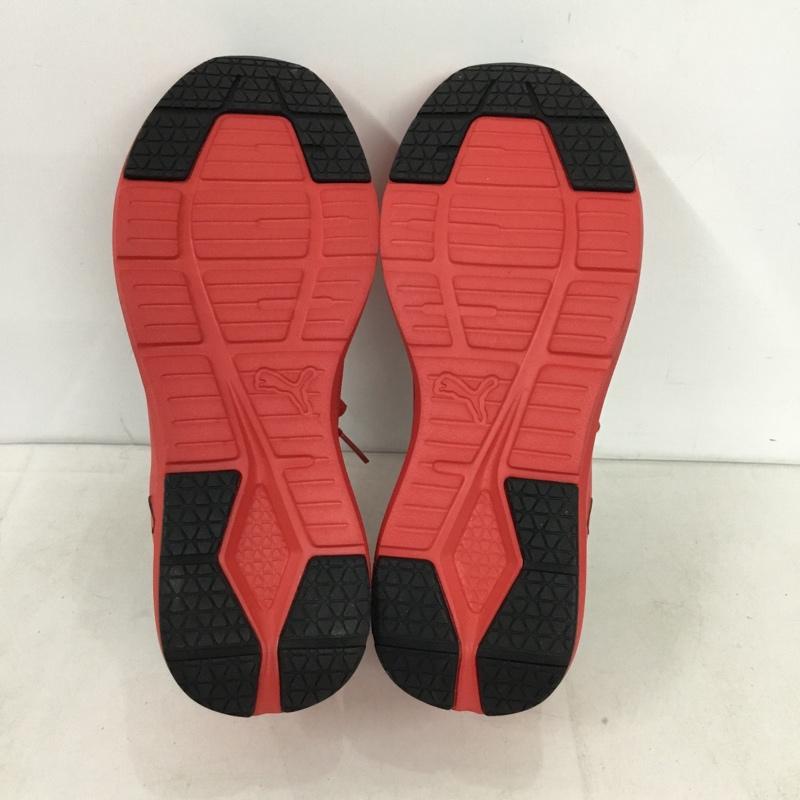 プーマ PUMA スニーカー スニーカー 373015-05 Wired Run 25cm 25.0cm ロゴ、文字 赤 / レッド / red X 黒 / ブラック / black メンズ USED 古着 中古 10156049