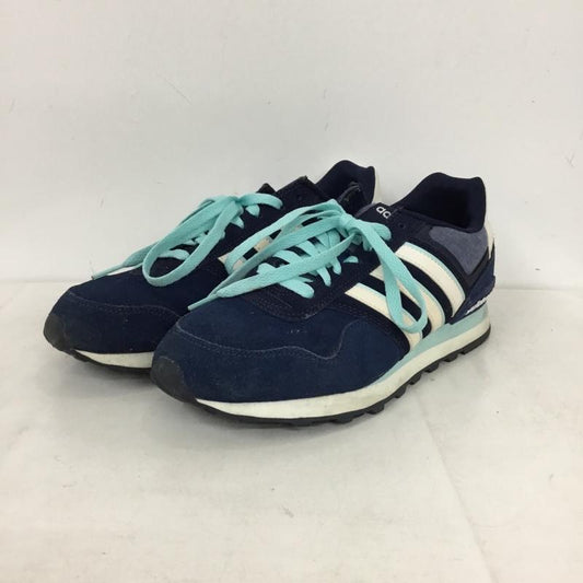 アディダス adidas スニーカー スニーカー F98277 neo 10K 25cm 25.0cm ロゴ、文字 紺 / ネイビー / navy X 水色 / ライトブルー / X 白 / ホワイト / white レディース USED 古着 中古 10156050