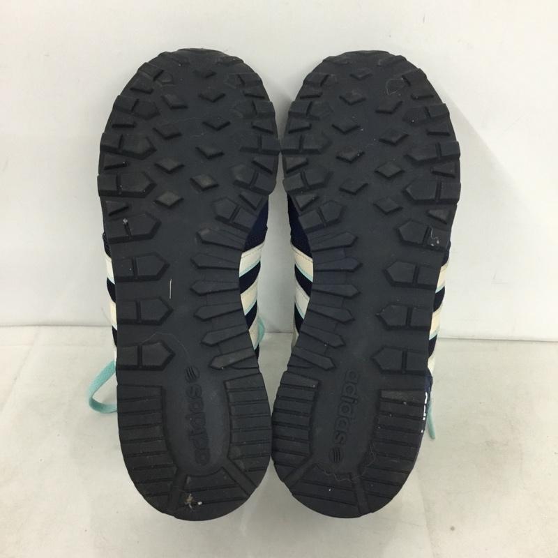 アディダス adidas スニーカー スニーカー F98277 neo 10K 25cm 25.0cm ロゴ、文字 紺 / ネイビー / navy X 水色 / ライトブルー / X 白 / ホワイト / white レディース USED 古着 中古 10156050