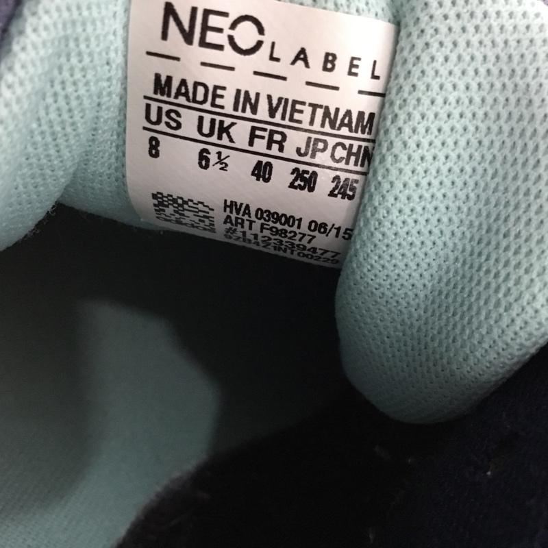 アディダス adidas スニーカー スニーカー F98277 neo 10K 25cm 25.0cm ロゴ、文字 紺 / ネイビー / navy X 水色 / ライトブルー / X 白 / ホワイト / white レディース USED 古着 中古 10156050