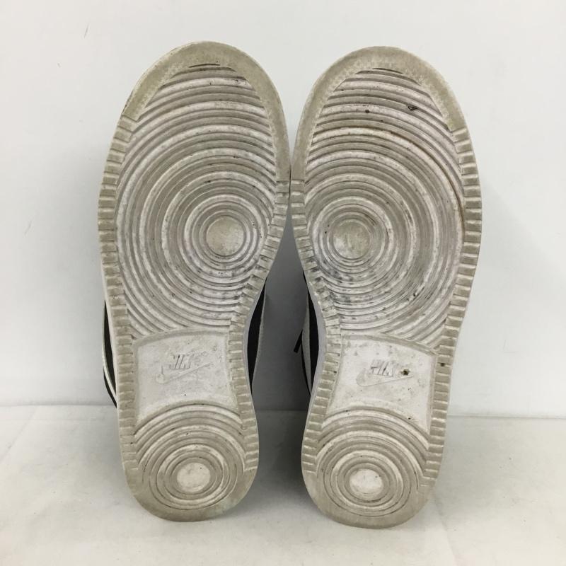 ナイキ NIKE スニーカー スニーカー 844885-010 COURT BOROUGH MID SL 25cm 25.0cm ロゴ、文字 黒 / ブラック / black X 白 / ホワイト / white メンズ USED 古着 中古 10156052