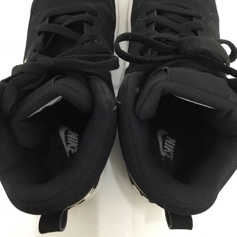 ナイキ NIKE スニーカー スニーカー 844885-010 COURT BOROUGH MID SL 25cm 25.0cm ロゴ、文字 黒 / ブラック / black X 白 / ホワイト / white メンズ USED 古着 中古 10156052