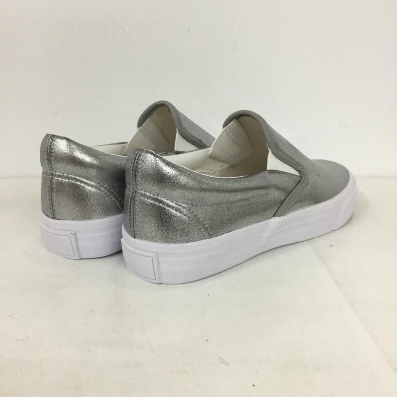 ローリーズファーム LOWRYS FARM スリッポン スリッポン M 無地 銀 / シルバー / silver color レディース USED 古着 中古 10156053