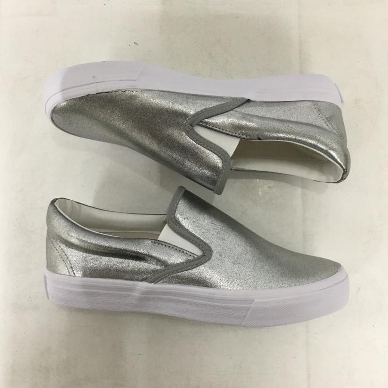 ローリーズファーム LOWRYS FARM スリッポン スリッポン M 無地 銀 / シルバー / silver color レディース USED 古着 中古 10156053