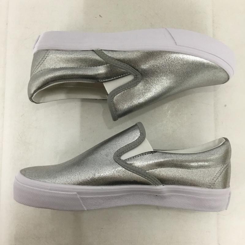 ローリーズファーム LOWRYS FARM スリッポン スリッポン M 無地 銀 / シルバー / silver color レディース USED 古着 中古 10156053