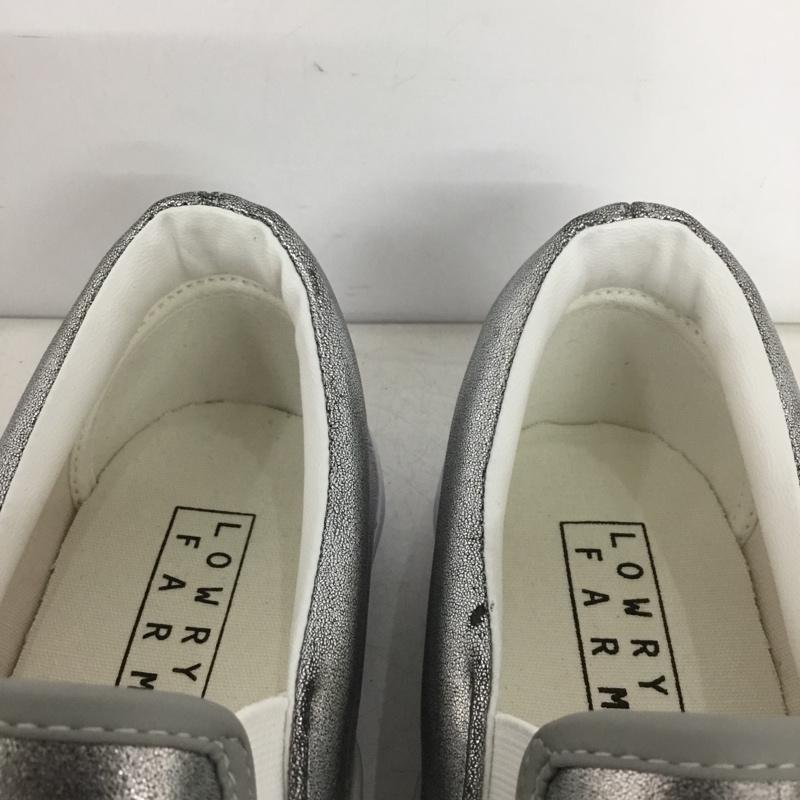 ローリーズファーム LOWRYS FARM スリッポン スリッポン M 無地 銀 / シルバー / silver color レディース USED 古着 中古 10156053