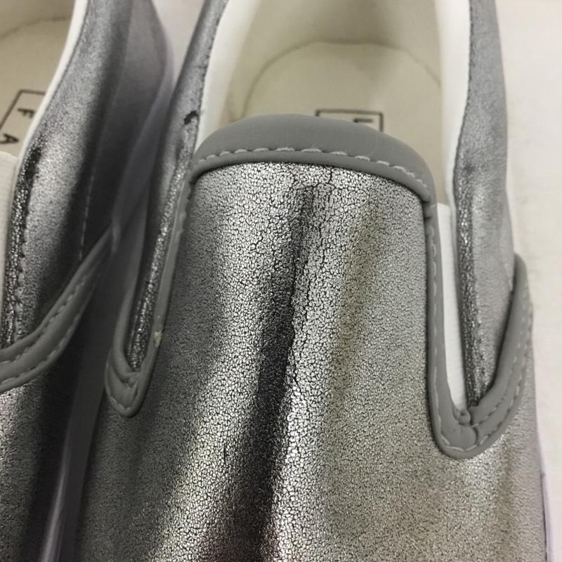ローリーズファーム LOWRYS FARM スリッポン スリッポン M 無地 銀 / シルバー / silver color レディース USED 古着 中古 10156053