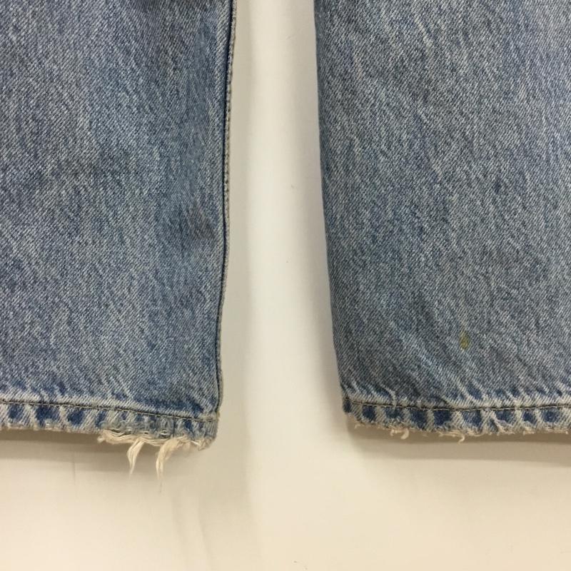 ザラ ZARA パンツ デニム、ジーンズ 34 無地 水色 / ライトブルー / レディース USED 古着 中古 10156054