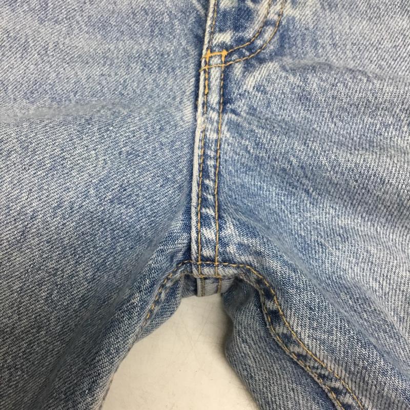 ザラ ZARA パンツ デニム、ジーンズ 34 無地 水色 / ライトブルー / レディース USED 古着 中古 10156054