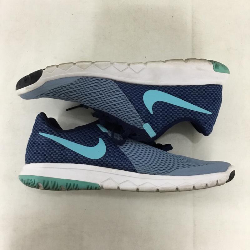 ナイキ NIKE スニーカー スニーカー 881805-401 25cm 25.0cm ロゴ、文字 青 / ブルー / blue X 紺 / ネイビー / navy メンズ USED 古着 中古 10156056