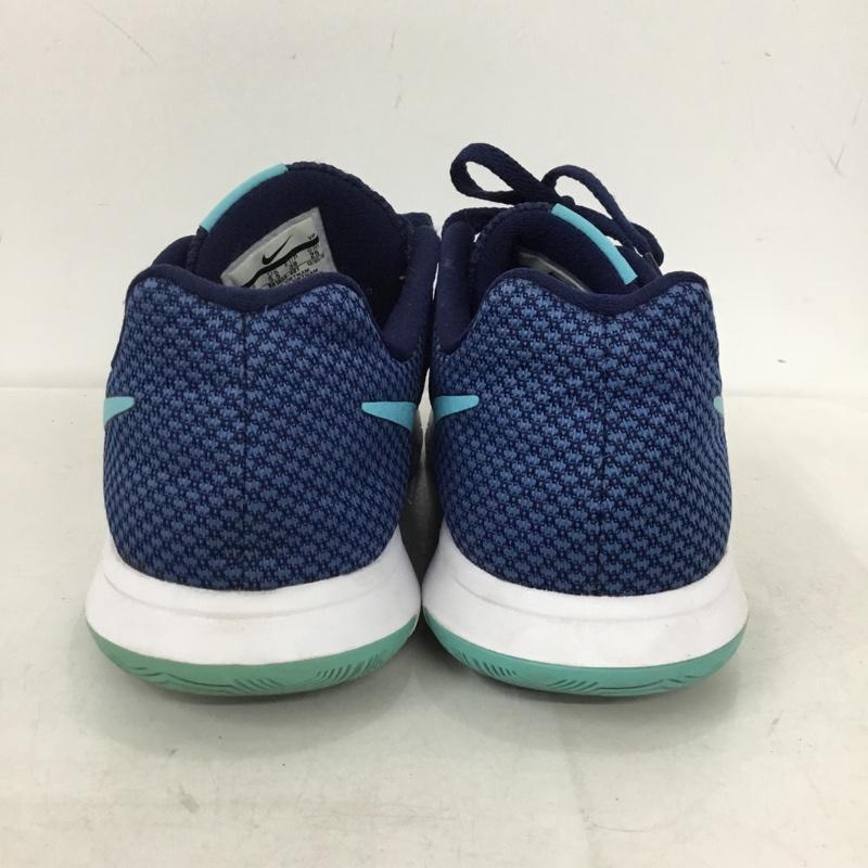ナイキ NIKE スニーカー スニーカー 881805-401 25cm 25.0cm ロゴ、文字 青 / ブルー / blue X 紺 / ネイビー / navy メンズ USED 古着 中古 10156056