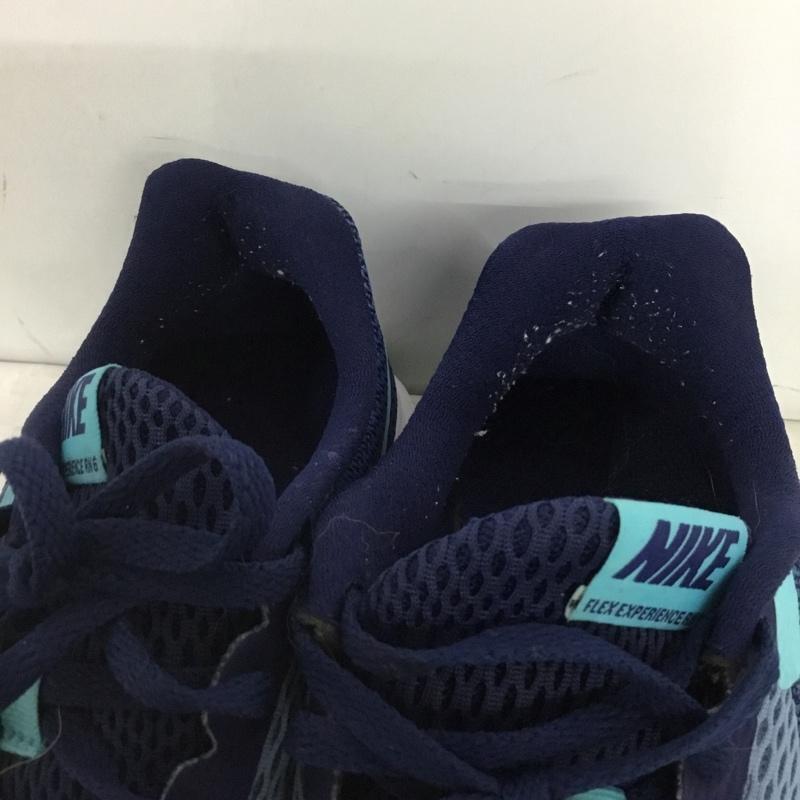 ナイキ NIKE スニーカー スニーカー 881805-401 25cm 25.0cm ロゴ、文字 青 / ブルー / blue X 紺 / ネイビー / navy メンズ USED 古着 中古 10156056