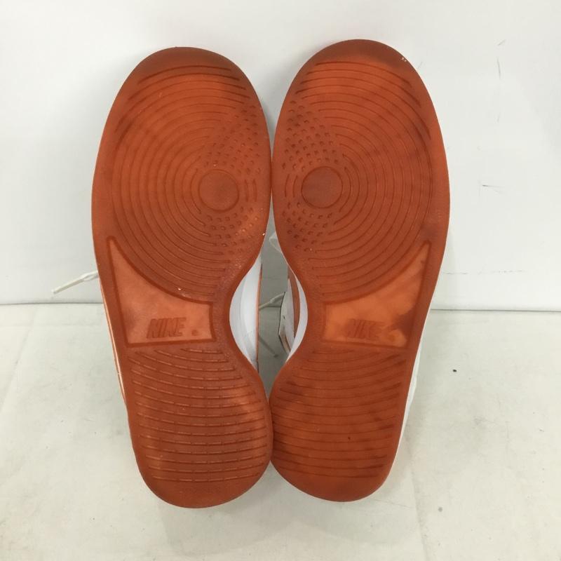 ナイキ NIKE スニーカー スニーカー 309393-185 25cm 25.0cm ロゴ、文字 白 / ホワイト / white X 橙 / オレンジ / orange レディース USED 古着 中古 10156058