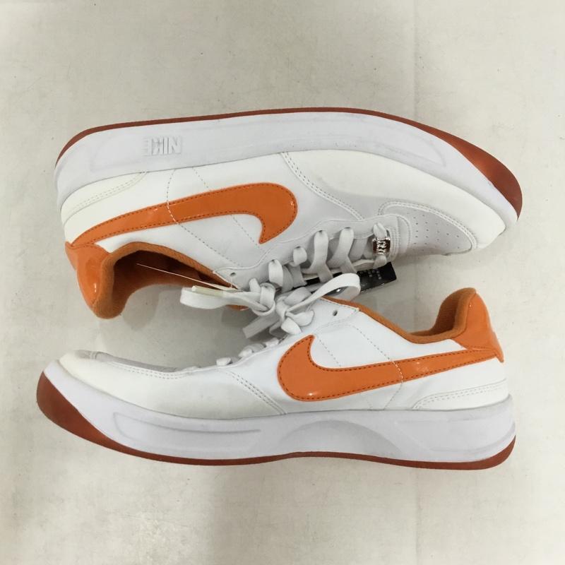 ナイキ NIKE スニーカー スニーカー 309393-185 25cm 25.0cm ロゴ、文字 白 / ホワイト / white X 橙 / オレンジ / orange レディース USED 古着 中古 10156058