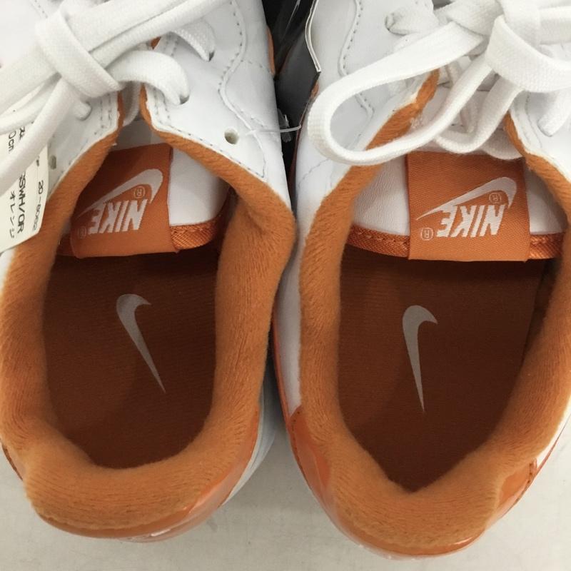 ナイキ NIKE スニーカー スニーカー 309393-185 25cm 25.0cm ロゴ、文字 白 / ホワイト / white X 橙 / オレンジ / orange レディース USED 古着 中古 10156058
