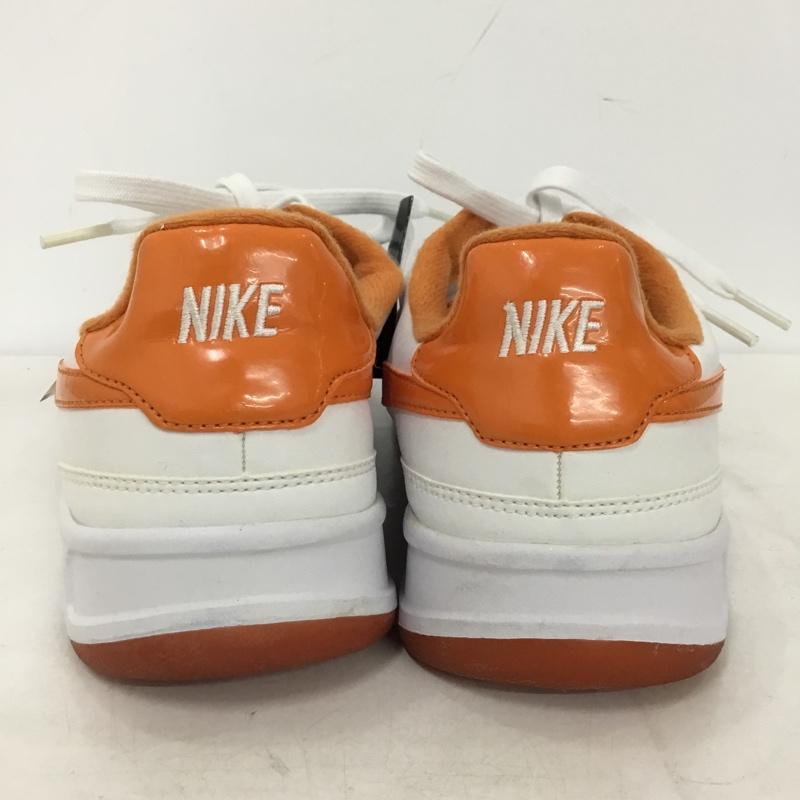 ナイキ NIKE スニーカー スニーカー 309393-185 25cm 25.0cm ロゴ、文字 白 / ホワイト / white X 橙 / オレンジ / orange レディース USED 古着 中古 10156058