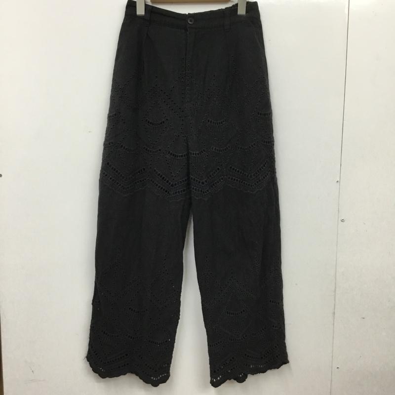 ニコアンド niko and... パンツ スラックス M 無地 黒 / ブラック / black レディース USED 古着 中古 10156059