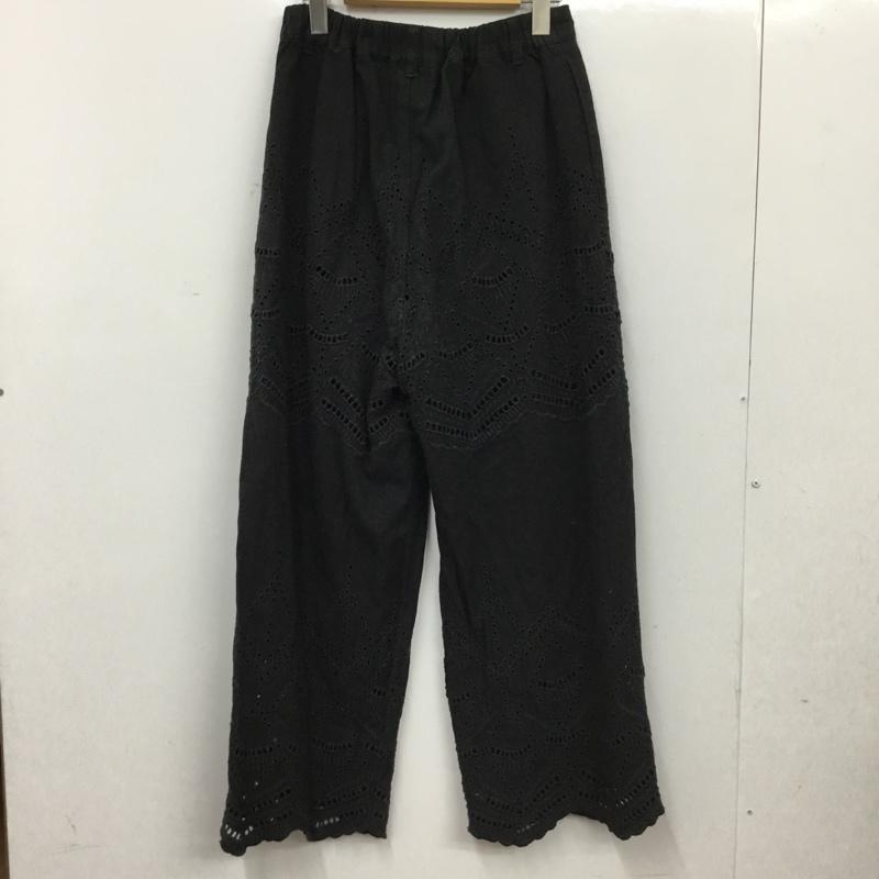 ニコアンド niko and... パンツ スラックス M 無地 黒 / ブラック / black レディース USED 古着 中古 10156059