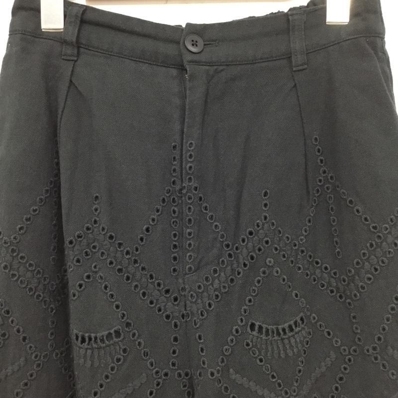 ニコアンド niko and... パンツ スラックス M 無地 黒 / ブラック / black レディース USED 古着 中古 10156059