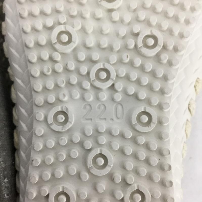 エスペランサ ESPERANZA カジュアルシューズ カジュアルシューズ 22cm 22.0cm 無地 灰 / グレー / gray X 白 / ホワイト / white レディース USED 古着 中古 10156060