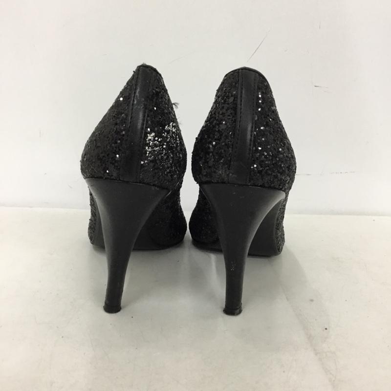 ダイアナ DIANA パンプス パンプス ポインテッドトゥ ラメ 22.0cm 無地 黒 / ブラック / black レディース USED 古着 中古 10156062