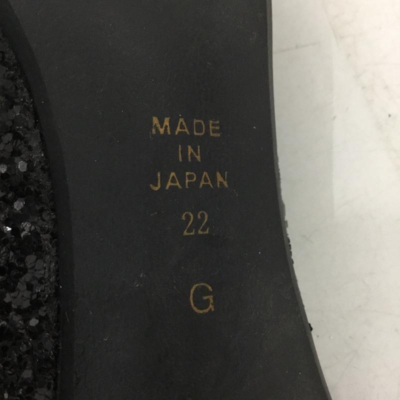 ダイアナ DIANA パンプス パンプス ポインテッドトゥ ラメ 22.0cm 無地 黒 / ブラック / black レディース USED 古着 中古 10156062