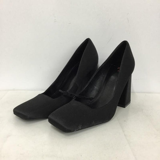 ザラ ZARA パンプス パンプス 1210 110 800 スクエアトゥ ハイヒール 39 無地 黒 / ブラック / black レディース USED 古着 中古 10156064