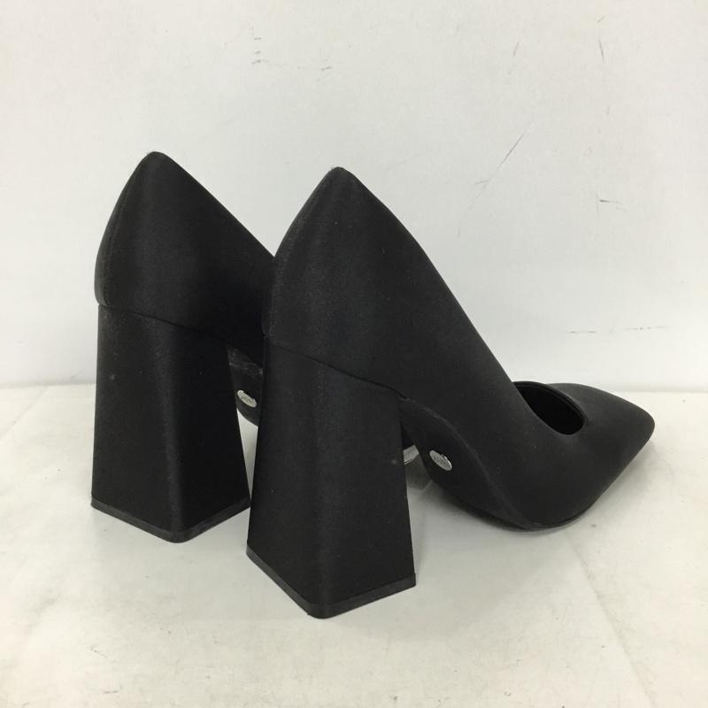 ザラ ZARA パンプス パンプス 1210 110 800 スクエアトゥ ハイヒール 39 無地 黒 / ブラック / black レディース USED 古着 中古 10156064