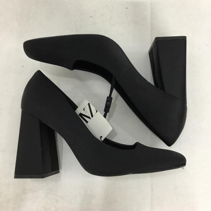 ザラ ZARA パンプス パンプス 1210 110 800 スクエアトゥ ハイヒール 39 無地 黒 / ブラック / black レディース USED 古着 中古 10156064