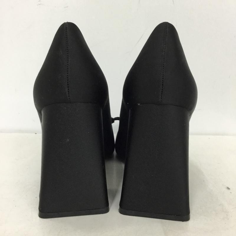 ザラ ZARA パンプス パンプス 1210 110 800 スクエアトゥ ハイヒール 39 無地 黒 / ブラック / black レディース USED 古着 中古 10156064