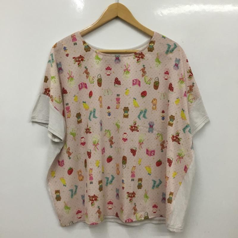 ユキエモン yukiemon カットソー 半袖 3L 総柄 マルチカラー / マルチカラー / multicolor レディース USED 古着 中古 10156069
