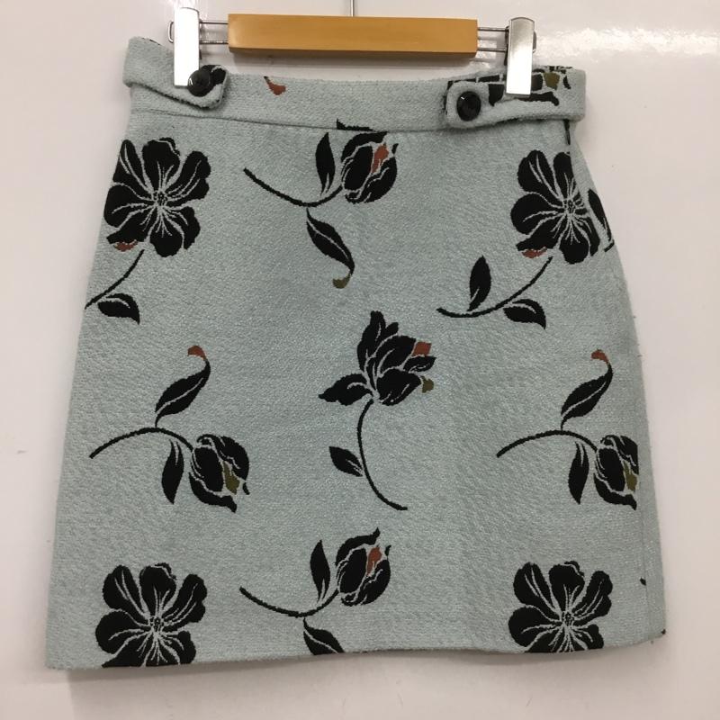 ザラベーシック ZARA BASIC スカート ミニスカート M 総柄 マルチカラー / マルチカラー / multicolor レディース USED 古着 中古 10156073