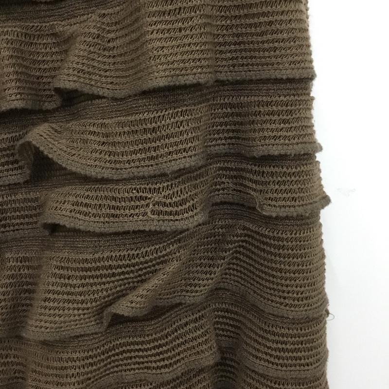 サマンサモスモス Samansa Mos2 スカート ロングスカート FREE 無地 茶 / ブラウン / brown レディース USED 古着 中古 10156074