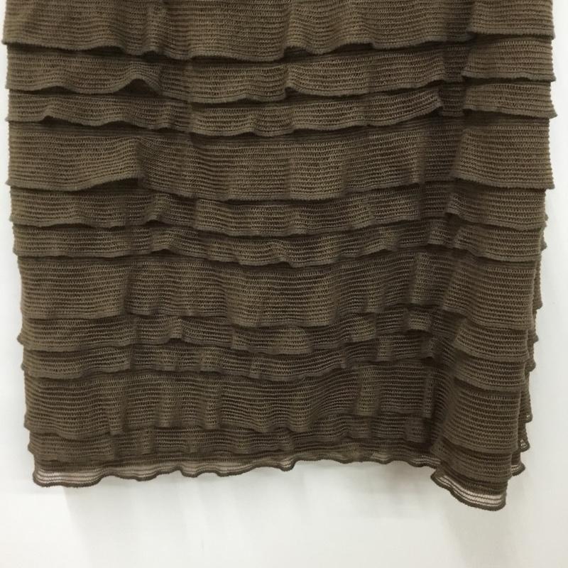 サマンサモスモス Samansa Mos2 スカート ロングスカート FREE 無地 茶 / ブラウン / brown レディース USED 古着 中古 10156074