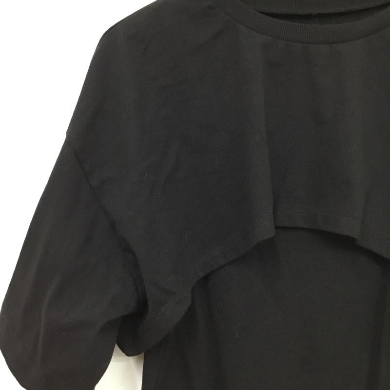 アングリッド Ungrid Tシャツ 半袖 112442765701 レイヤードショートルーズTee FREE 無地 黒 / ブラック / black レディース USED 古着 中古 10156077
