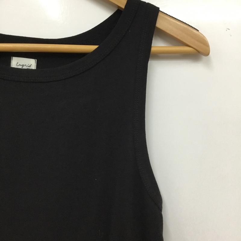 アングリッド Ungrid Tシャツ 半袖 112442765701 レイヤードショートルーズTee FREE 無地 黒 / ブラック / black レディース USED 古着 中古 10156077