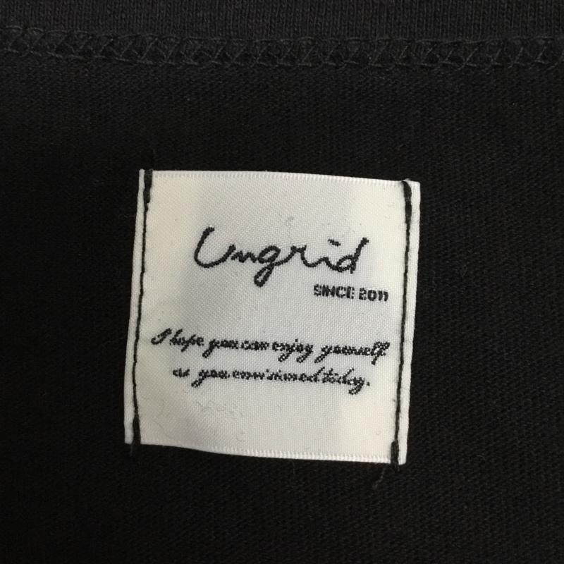 アングリッド Ungrid Tシャツ 半袖 112442765701 レイヤードショートルーズTee FREE 無地 黒 / ブラック / black レディース USED 古着 中古 10156077