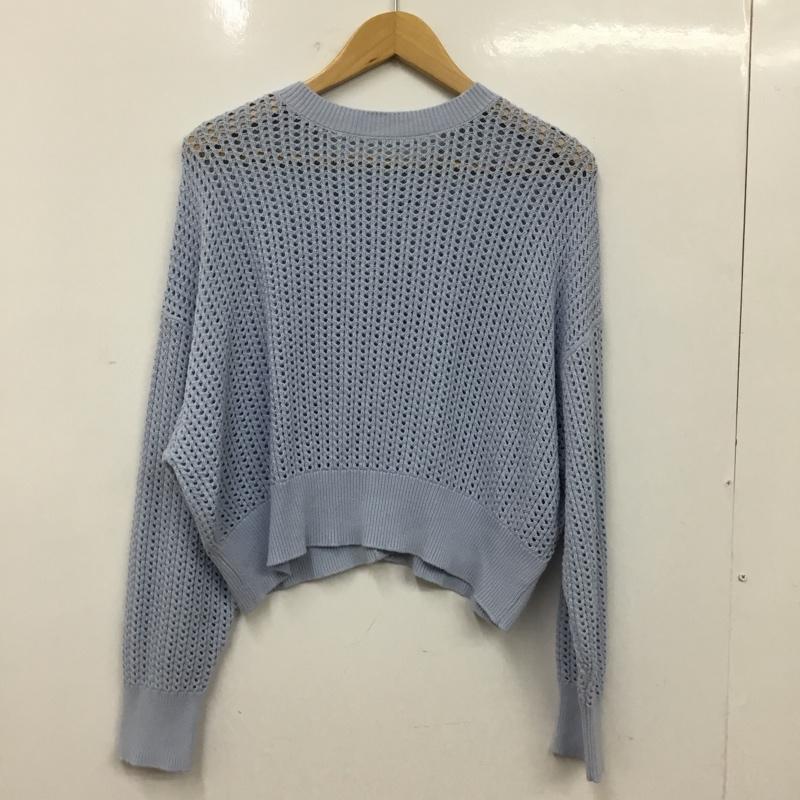 ローリーズファーム LOWRYS FARM カーディガン 長袖 FREE 無地 水色 / ライトブルー / レディース USED 古着 中古 10156078