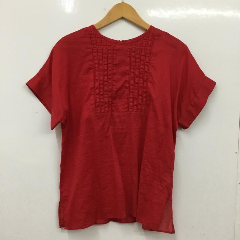 アンタイトル UNTITLED カットソー 半袖 2 無地 赤 / レッド / red レディース USED 古着 中古 10156080