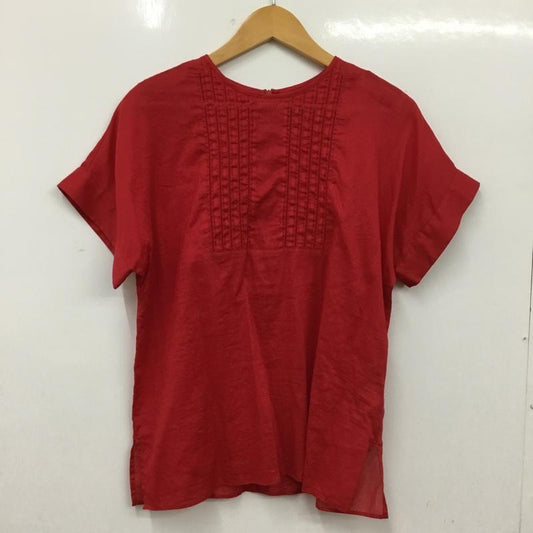 アンタイトル UNTITLED カットソー 半袖 2 無地 赤 / レッド / red レディース USED 古着 中古 10156080