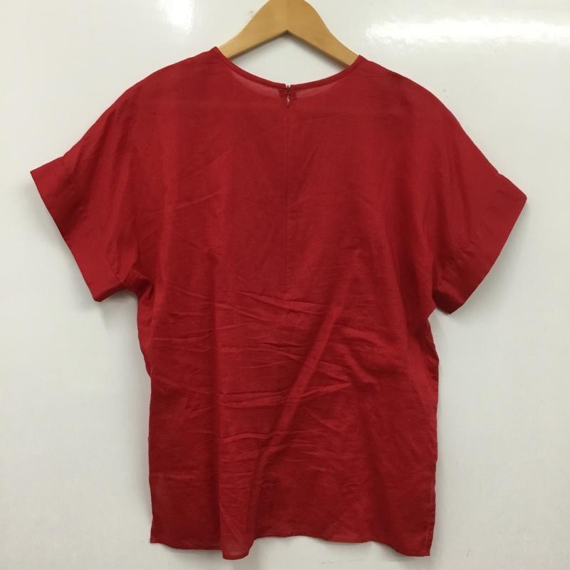アンタイトル UNTITLED カットソー 半袖 2 無地 赤 / レッド / red レディース USED 古着 中古 10156080