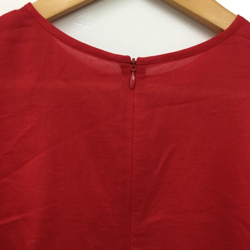 アンタイトル UNTITLED カットソー 半袖 2 無地 赤 / レッド / red レディース USED 古着 中古 10156080