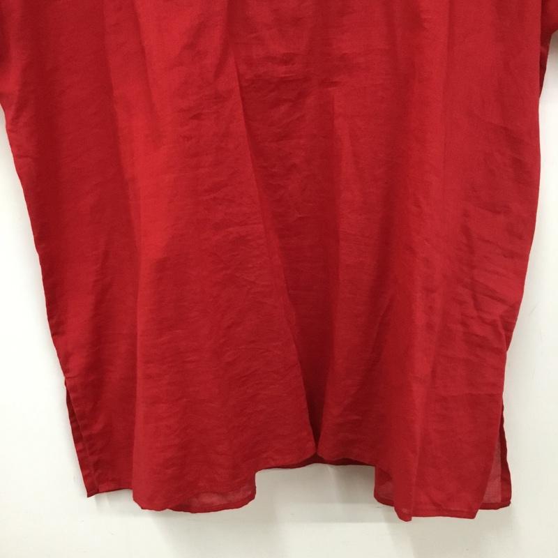アンタイトル UNTITLED カットソー 半袖 2 無地 赤 / レッド / red レディース USED 古着 中古 10156080