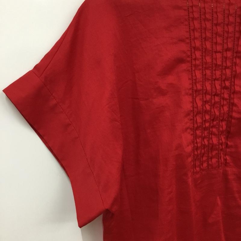 アンタイトル UNTITLED カットソー 半袖 2 無地 赤 / レッド / red レディース USED 古着 中古 10156080