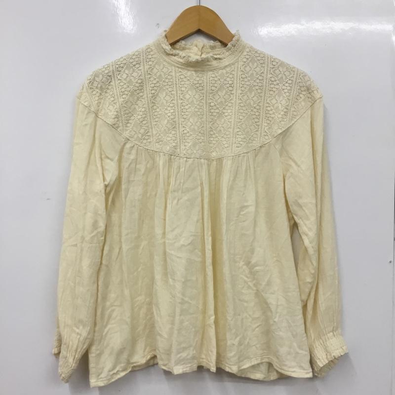 サマンサモスモス Samansa Mos2 カットソー 長袖 FREE 無地 アイボリー / アイボリー / レディース USED 古着 中古 10156081