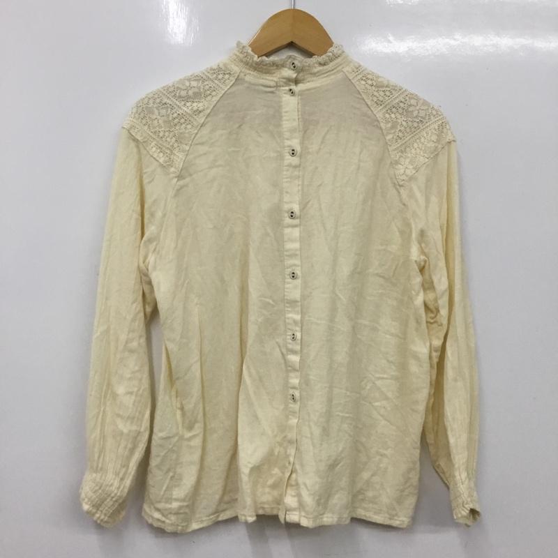 サマンサモスモス Samansa Mos2 カットソー 長袖 FREE 無地 アイボリー / アイボリー / レディース USED 古着 中古 10156081