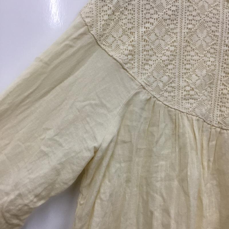 サマンサモスモス Samansa Mos2 カットソー 長袖 FREE 無地 アイボリー / アイボリー / レディース USED 古着 中古 10156081