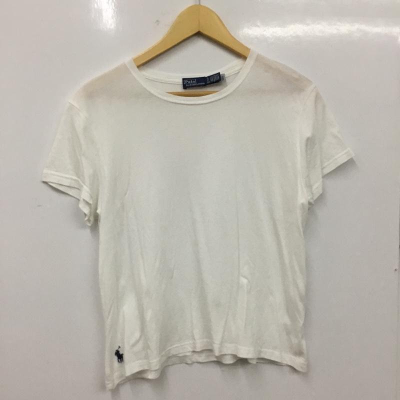 ポロラルフローレン POLO RALPH LAUREN カットソー 半袖 S 無地 白 / ホワイト / white レディース USED 古着 中古 10156082