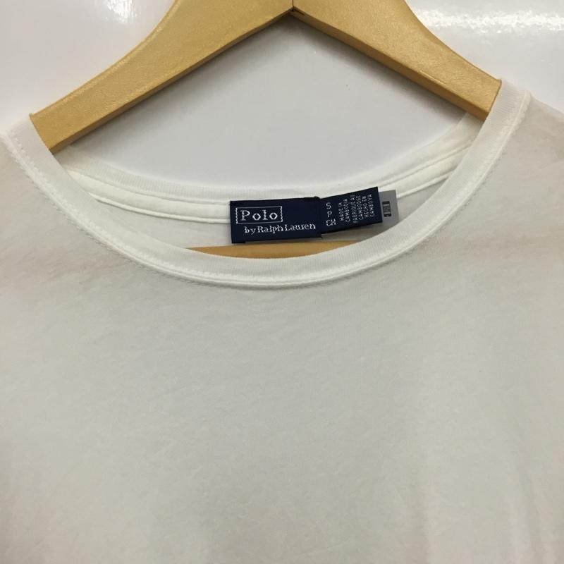 ポロラルフローレン POLO RALPH LAUREN カットソー 半袖 S 無地 白 / ホワイト / white レディース USED 古着 中古 10156082